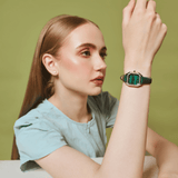 Christ Verra Casual Women Watches Svelta Series Leather Strap CV 507925L-21 GRN