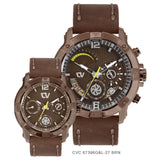 Christ Verra Men's Watches CV C 67396G-27 BRN Leather Strap