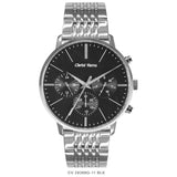 Christ Verra Men's Watches CV 28388G-11 BLK Black Silver Stainless Steel Strap