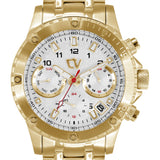Christ Verra Men's Watches CV C 71086G-12 SLV Gold Stainless Steel Strap