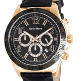 Christ Verra Men's Waches CV 31823G-28 BLK