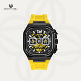 Christ Verra Casual Men's Watches CV 109068G-36 BLK/YLW