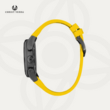 Christ Verra Casual Men's Velocity Series Watches CV 12254G-36 BLK/YLW