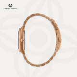 Christ Verra Casual Women's Watches Jam Tangan Wanita Tali Rantai Lady Bold CV 12351L-55 WHT