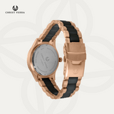 Christ Verra Casual Women's Watches Lady Bold Series Jam Tangan Wanita Tali Rantai CV 12351L-58 BLK