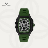 Christ Verra Casual Men's Watches Spider Sync Series CV 63034G-36 BLK/GRN LIMITED EDITION