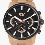 Christ Verra Casual Men's Watches CV C 10721G-18 BLK/RG