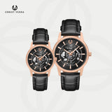 Christ Verra Jam Tangan Kasual Pria Series Couple CV 12452G-25 BLK