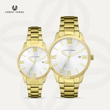Christ Verra Jam Tangan Kasual Pria Series Couple CV 10639G-12 SLV