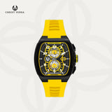 Christ Verra Casual Men's Watches Neo Drive Series CV 12349G-36 BLK/YLW SPECIAL BOX