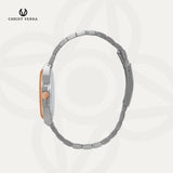 Christ Verra Jam Tangan Couple Chronograph Coppia Series CV 921548G-14 SLV CV 921548L-14 SLV