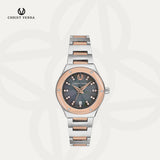Christ Verra Casual Women's Watches Jam Tangan Wanita Tali Rantai Varelle Series CV 51106L-14 BLK/MOP