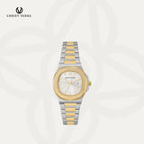 Christ Verra Jam Tangan Couple Chronograph Coppia Series CV 921548G-13 SLV CV 921548L-13 SLV