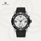 Christ Verra Casual Men's Watches Draeven Series Strap Rubber Sillicon CV 12526G-30 SLV