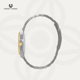 Christ Verra Jam Tangan Couple Chronograph Coppia Series CV 921548G-13 SLV CV 921548L-13 SLV