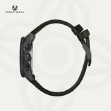 Christ Verra Men's Watch Streetline CV 12327G-26 GRN Leather Strap + Free Rubber Strap