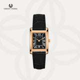 Christ Verra Casual Women's Linea Series Leather Strap CV 110617L-25 BLK