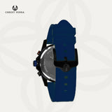 Christ Verra Casual Men's Watches Draeven Series Strap Rubber Sillicon CV 12526G-3C BLU