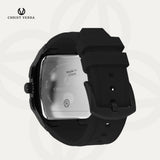 Christ Verra Casual Men's Watches Fortix Series Strap Rubber Sillicon CV 111110G-36 BLK/SLV