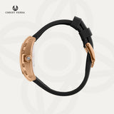 Christ Verra Casual Women Watches Glimora Series CV 53321L-35 BLK Rubber Sillicon Strap