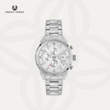 Christ Verra Jam Tangan Couple Syntra Series Strap Stainless Steel CV 12227G-11 WHT CV 12227L-11 WHT