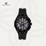 Christ Verra Casual Men's Watches Bravon Series Strap Rubber Sillicon CV 113926G-36 BLK