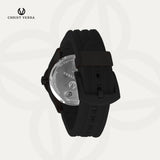 Christ Verra Casual Men's Monarch Timeless Strap Rubber Sillicon CV 110614G-36 BLK