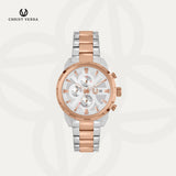 Christ Verra Jam Tangan Couple Syntra Series Strap Stainless Steel CV 12227G-14 WHT CV 12227L-14 WHT
