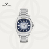 Christ Verra Casual Men's Watches Monarch Timeless Series Stainless Steel CV 110614G-11 BLU