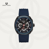 Christ Verra Casual Men's Watches Vanguard Series Strap Rubber Sillicon CV 12240G-3C BLU