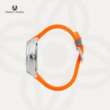 Christ Verra Casual Men's Monarch Timeless Strap Rubber Sillicon CV 110614G-31 BRN