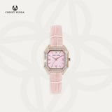 Christ Verra Casual Women Watches Svelta Series Leather Strap CV 507925L-25 PNK