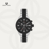 Christ Verra Jam Tangan Couple Syntra Series Strap Stainless Steel CV 12227G-10 BLK CV 12227L-10 BLK