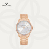 Christ Verra Jam Tangan Couple Unison Series Strap Stainless Steel CV 12061G-15 SLV CV 12061L-15 SLV