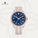 Christ Verra Jam Tangan Couple Unison Series Strap Stainless Steel CV 12061G-14 BLU CV 12061L-14 BLU