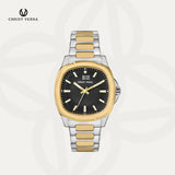 Christ Verra Casual Men's Watches Monarch Timeless Series Stainless Steel CV 110614G-13 BLK
