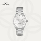 Christ Verra Casual Men's Watches Jam Tangan Pria Automatic Steelcraft Series CV 323096G-11 WHT