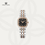 Christ Verra Casual Women's Watches Luméra Grace Series Silver Rosegold -Black CV 121161L-14 BLK