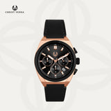 Christ Verra Casual Men's Watches Senato Series Strap Leather Chronograph CV 12573G-28 BLK