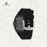Christ Verra Casual Men's Axor Series Automatic Strap Rubber Sillicon CV 121028G-36 BLK
