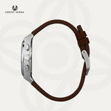 Christ Verra Casual Men's Watches Senato Series Strap Leather Chronograph CV 12573G-21 SLV
