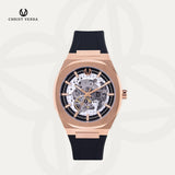 Christ Verra Casual Men's Watches Jam Tangan Pria Automatic Orbit Series CV 113956G-35 BLK FREE Set Rotary Box