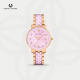 Jam Tangan Kasual Wanita Christ Verra CV 511924L-511 PNK/MOP