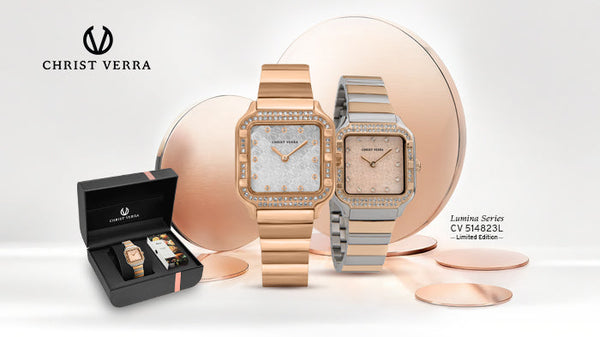 Christ Verra CV 514823L – Lumina Collections Jam Tangan Wanita Elegan dengan Mother of Pearl