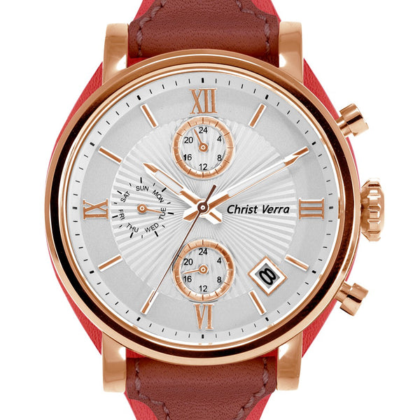 Christ Verra Women's Watches CV 71054L-25 SLV/RED
