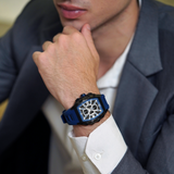Christ Verra Casual Men's Watches Spider Sync Series CV 63034G-36 BLK/BLU LIMITED EDITION