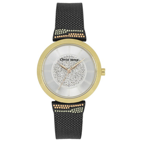 Jam Tangan Christ Verra Wanita CV 71604L-42 SLV/BLK