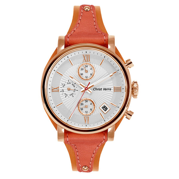 Christ Verra Women's Watches CV 71054L-25 SLV/ORG