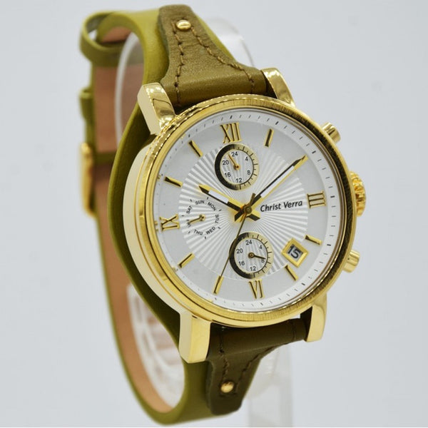 Christ Verra Women's Watches CV 71054L-22 SLV/GRN