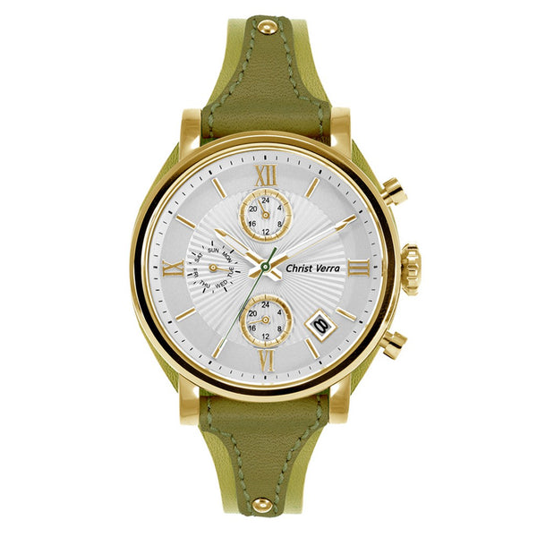 Christ Verra Women's Watches CV 71054L-22 SLV/GRN